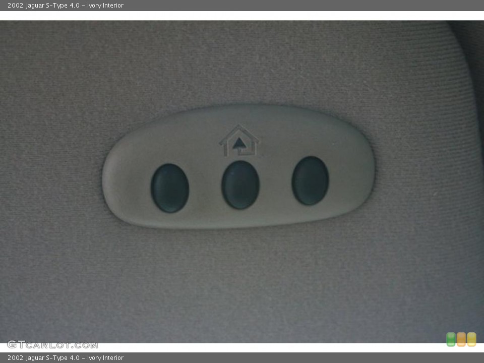 Ivory Interior Controls for the 2002 Jaguar S-Type 4.0 #46707939
