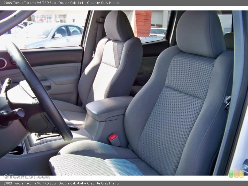 Graphite Gray Interior Photo for the 2009 Toyota Tacoma V6 TRD Sport Double Cab 4x4 #46708260