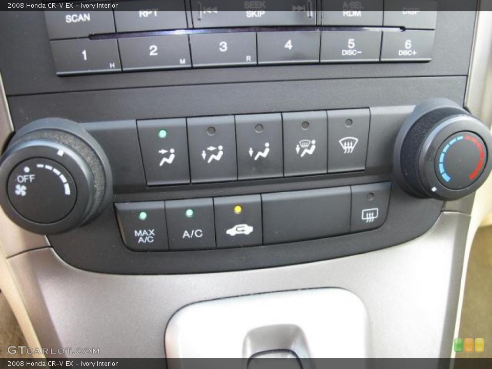 Ivory Interior Controls for the 2008 Honda CR-V EX #46709490