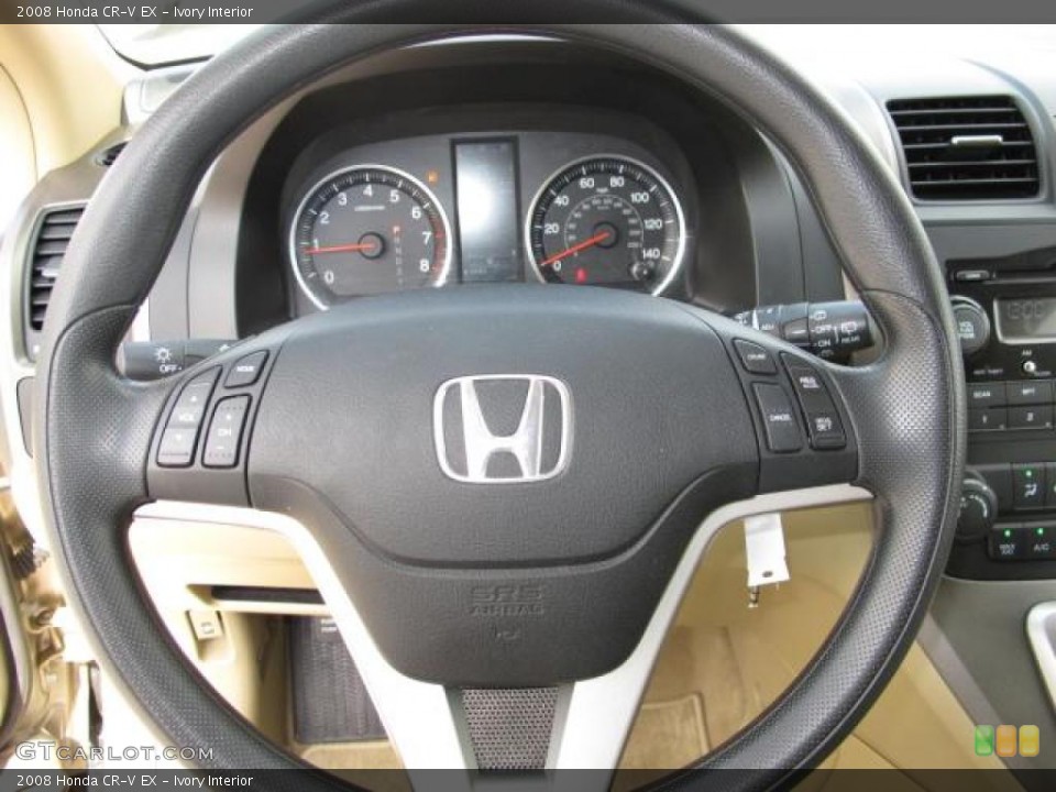 Ivory Interior Steering Wheel for the 2008 Honda CR-V EX #46709529