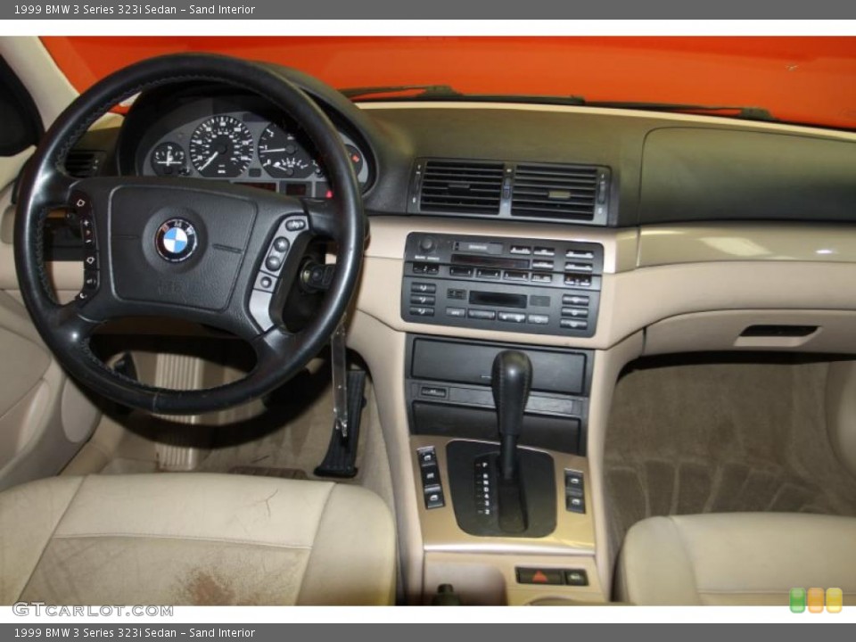 Sand Interior Dashboard for the 1999 BMW 3 Series 323i Sedan #46710678