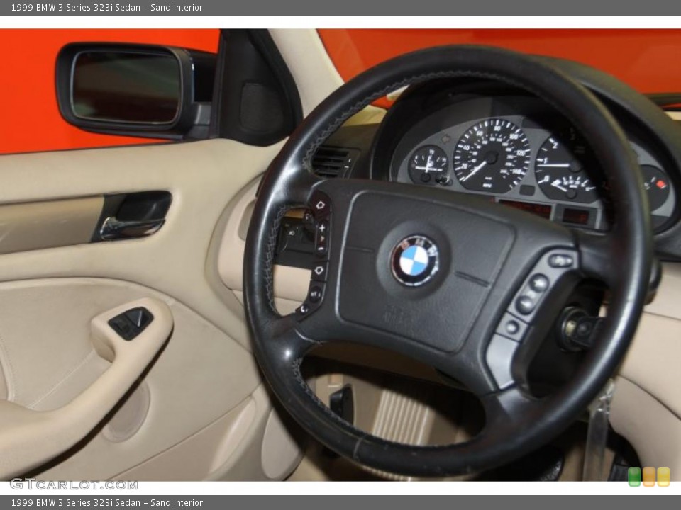 Sand Interior Steering Wheel for the 1999 BMW 3 Series 323i Sedan #46710762