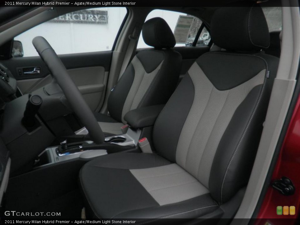 Agate/Medium Light Stone Interior Photo for the 2011 Mercury Milan Hybrid Premier #46711092