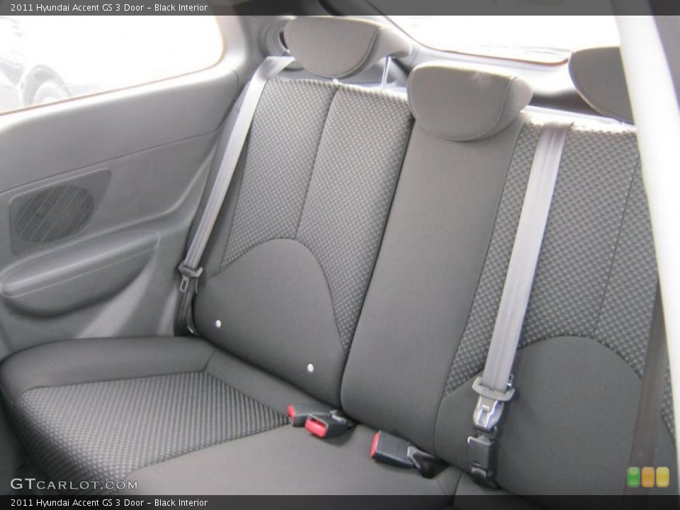 Black Interior Photo for the 2011 Hyundai Accent GS 3 Door #46711170