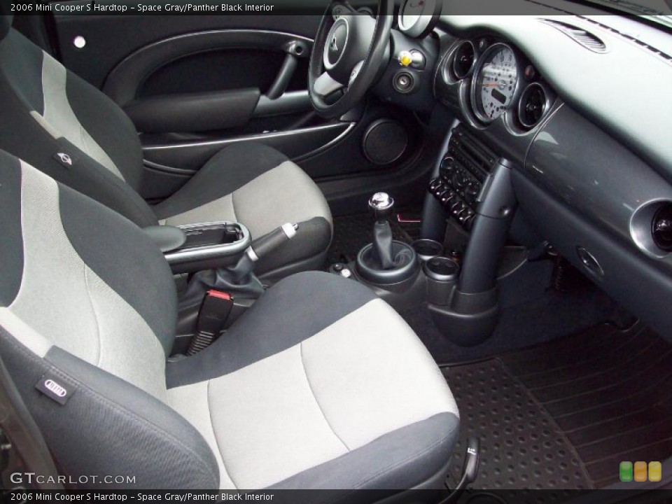 Space Gray/Panther Black Interior Photo for the 2006 Mini Cooper S Hardtop #46712499