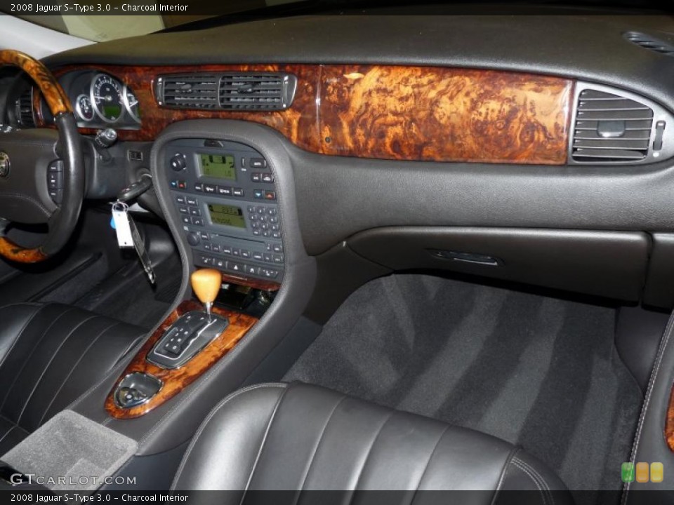 Charcoal Interior Dashboard for the 2008 Jaguar S-Type 3.0 #46712829