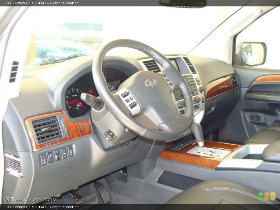 Graphite Interior Dashboard for the 2010 Infiniti QX 56 4WD #46713330