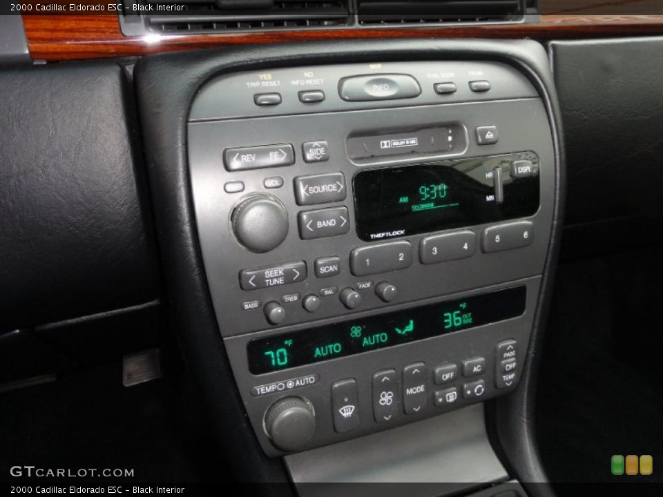 Black Interior Controls for the 2000 Cadillac Eldorado ESC #46714140