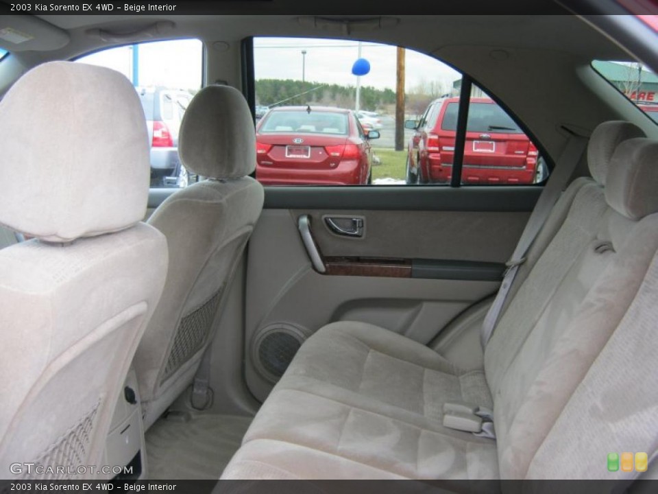 Beige Interior Photo for the 2003 Kia Sorento EX 4WD #46714461