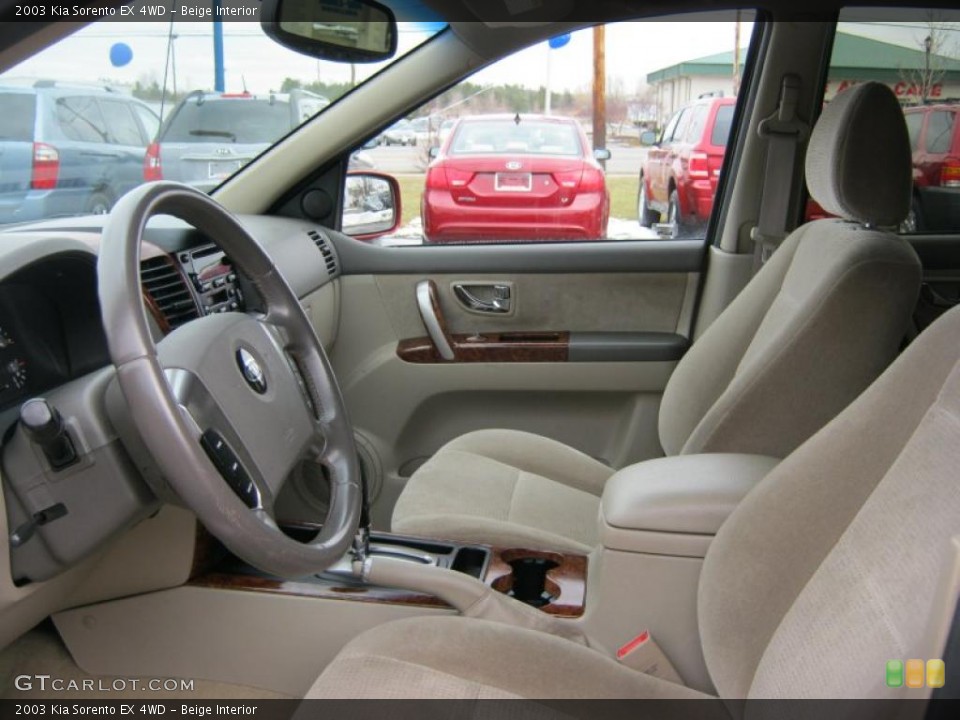 Beige Interior Photo for the 2003 Kia Sorento EX 4WD #46714476