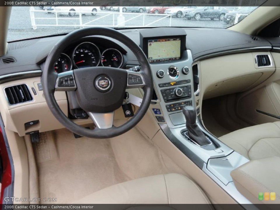 Cashmere/Cocoa Interior Prime Interior for the 2008 Cadillac CTS Sedan #46715040