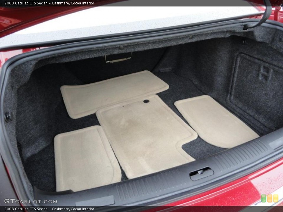 Cashmere/Cocoa Interior Trunk for the 2008 Cadillac CTS Sedan #46715058