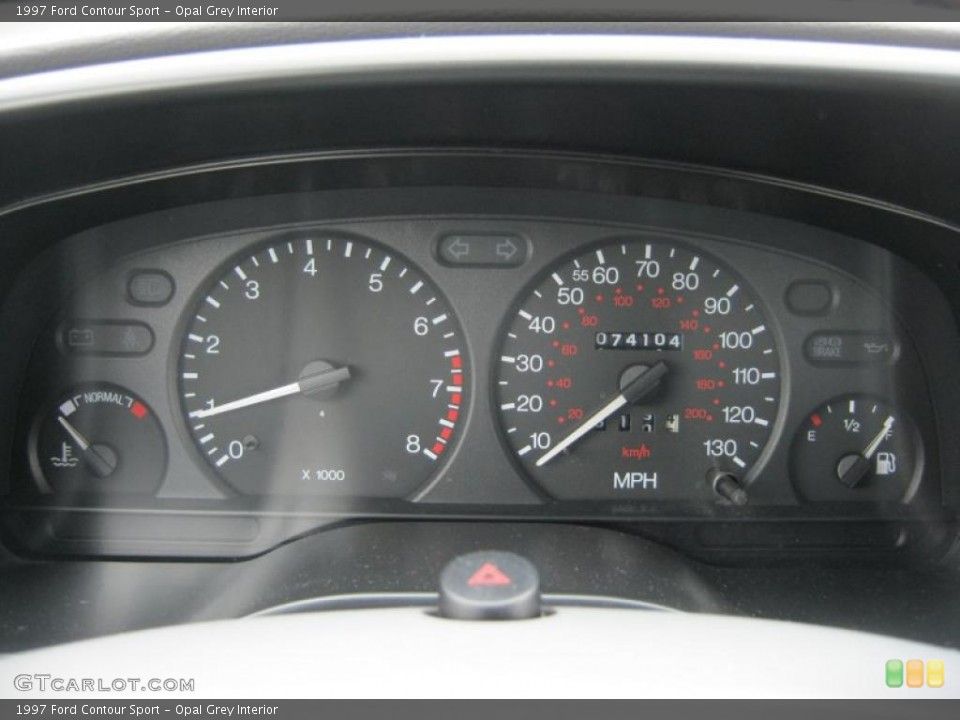 Opal Grey Interior Gauges for the 1997 Ford Contour Sport #46715781