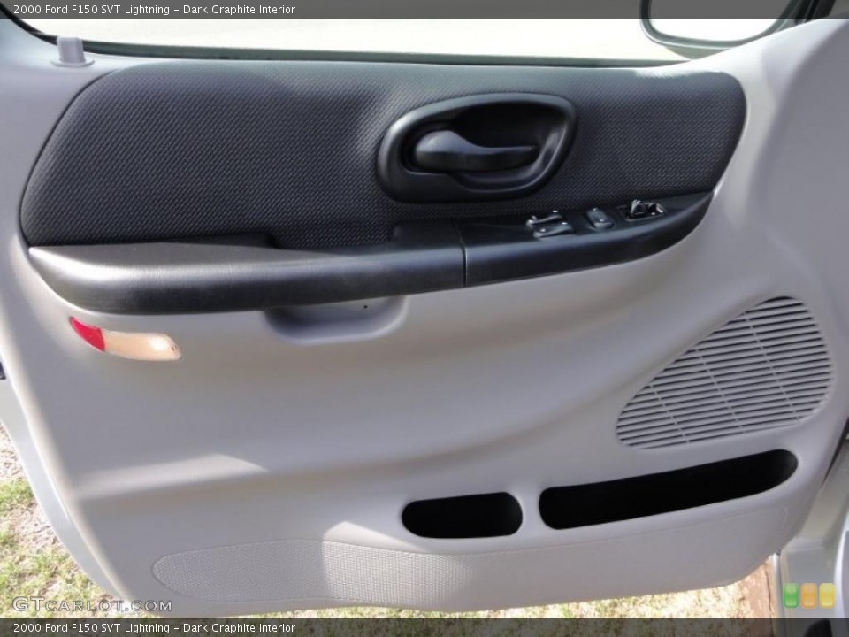 Dark Graphite Interior Door Panel for the 2000 Ford F150 SVT Lightning #46716294