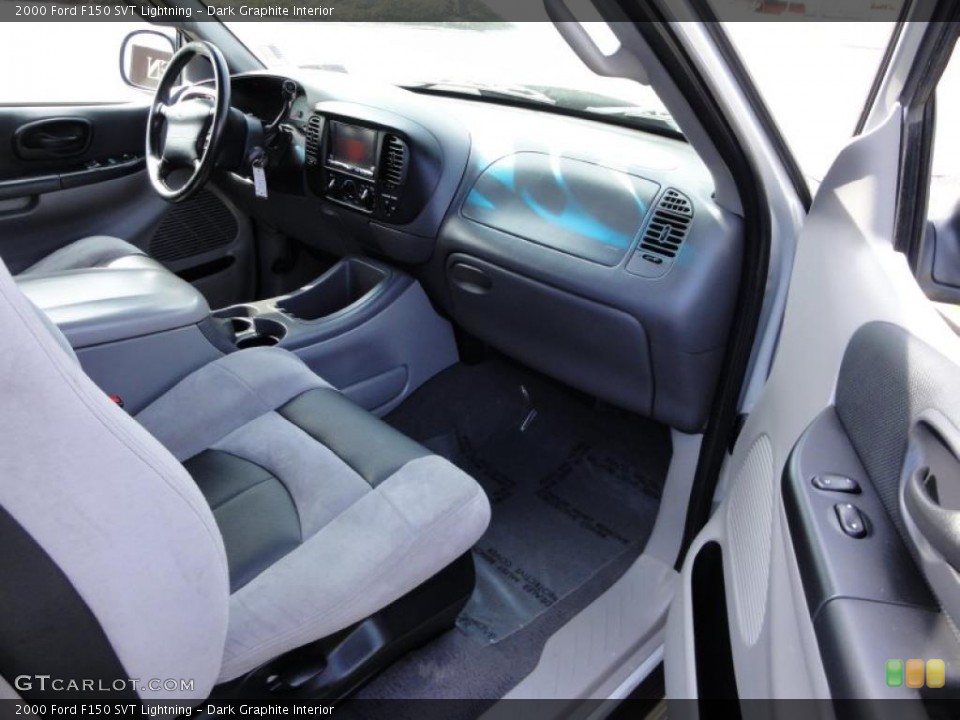Dark Graphite Interior Dashboard for the 2000 Ford F150 SVT Lightning #46716354