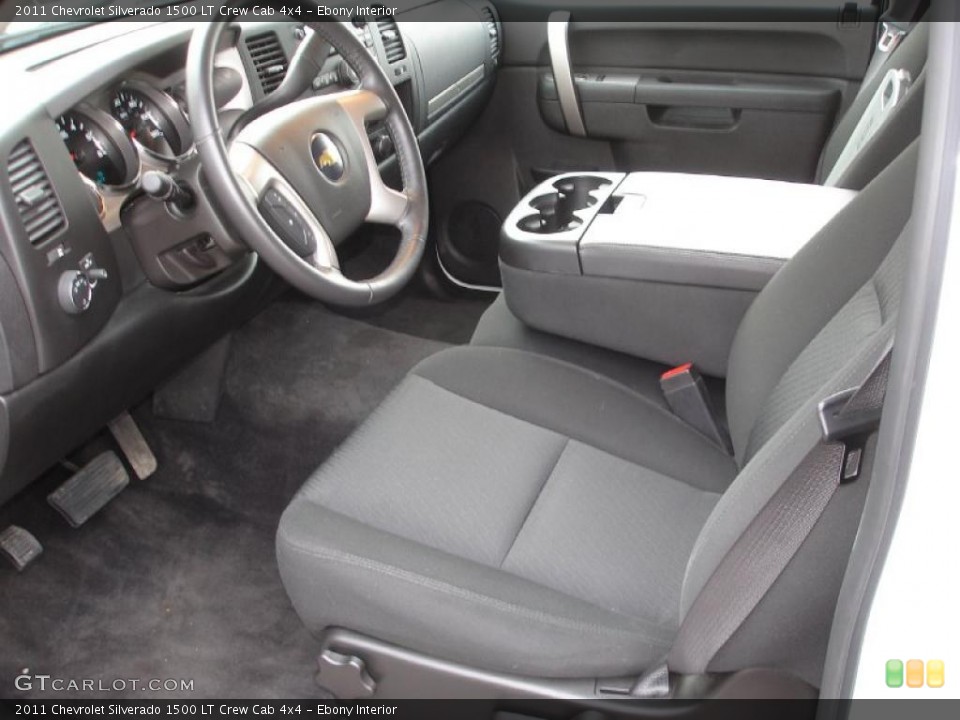 Ebony Interior Photo for the 2011 Chevrolet Silverado 1500 LT Crew Cab 4x4 #46717892