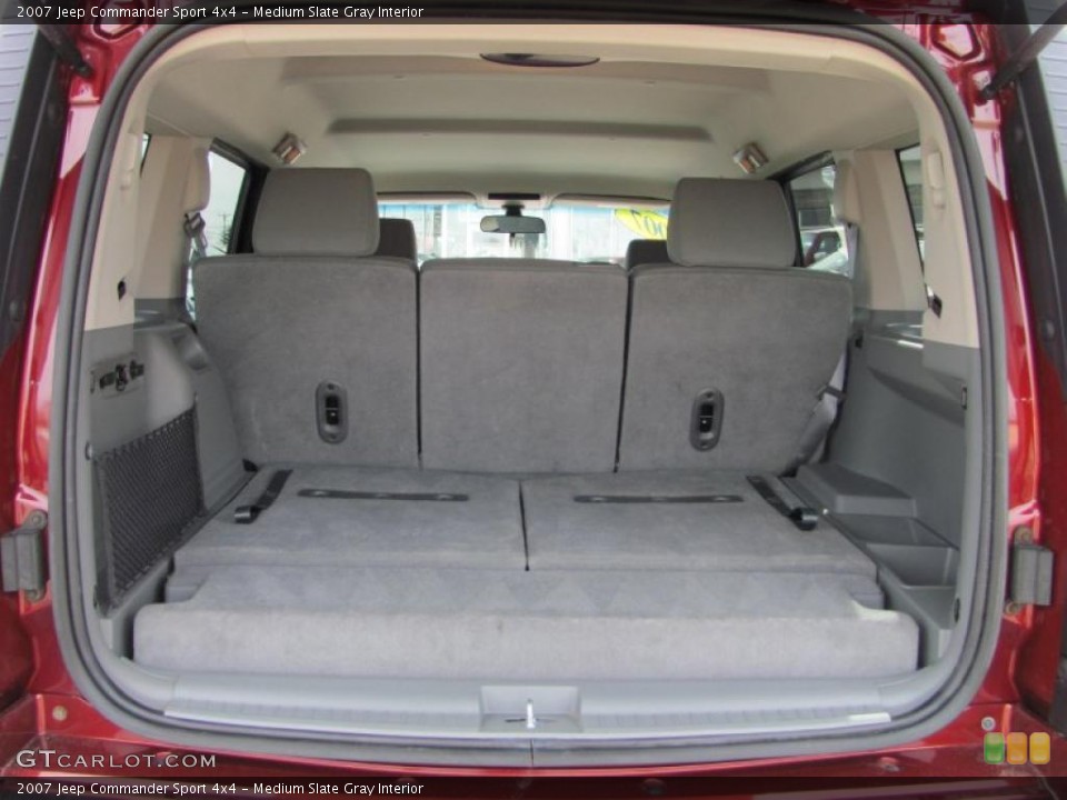 Medium Slate Gray Interior Trunk for the 2007 Jeep Commander Sport 4x4 #46718040