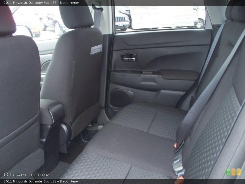 Black Interior Photo for the 2011 Mitsubishi Outlander Sport SE #46718451