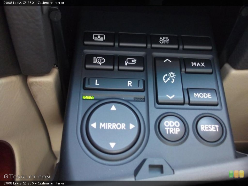 Cashmere Interior Controls for the 2008 Lexus GS 350 #46718700