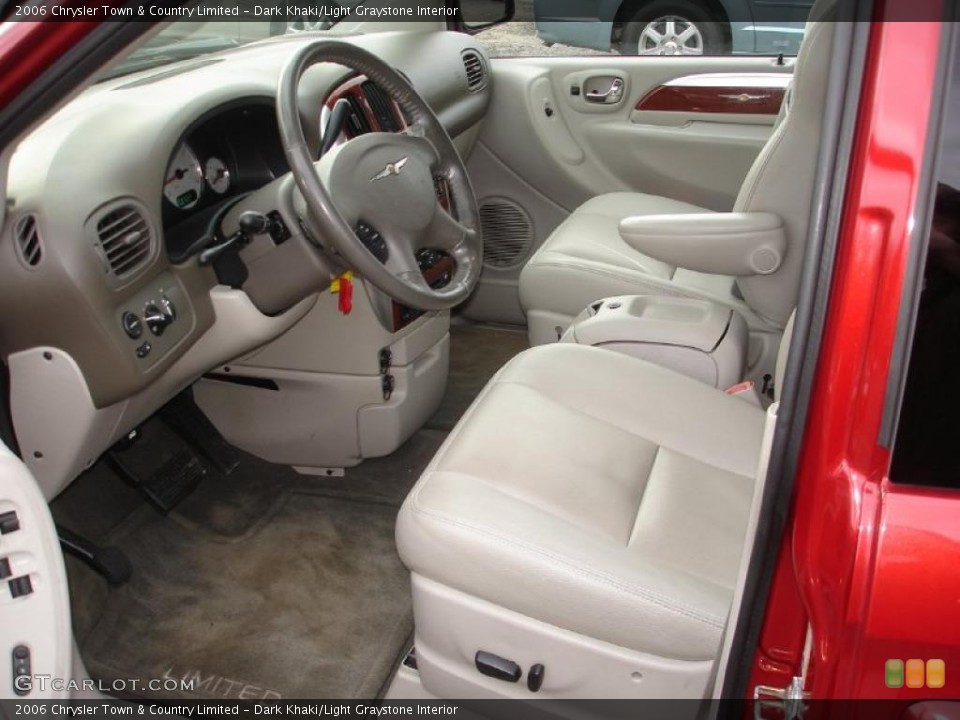 Dark Khaki/Light Graystone Interior Photo for the 2006 Chrysler Town & Country Limited #46719285