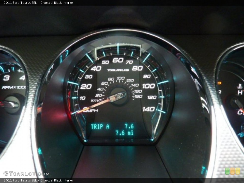 Charcoal Black Interior Gauges for the 2011 Ford Taurus SEL #46720108