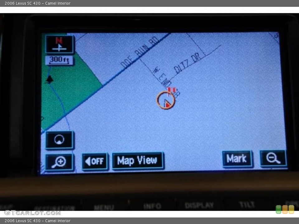 Camel Interior Navigation for the 2006 Lexus SC 430 #46720443