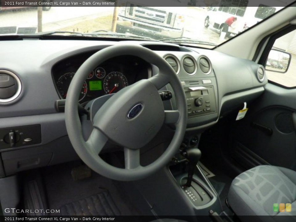 Dark Grey Interior Dashboard for the 2011 Ford Transit Connect XL Cargo Van #46720467