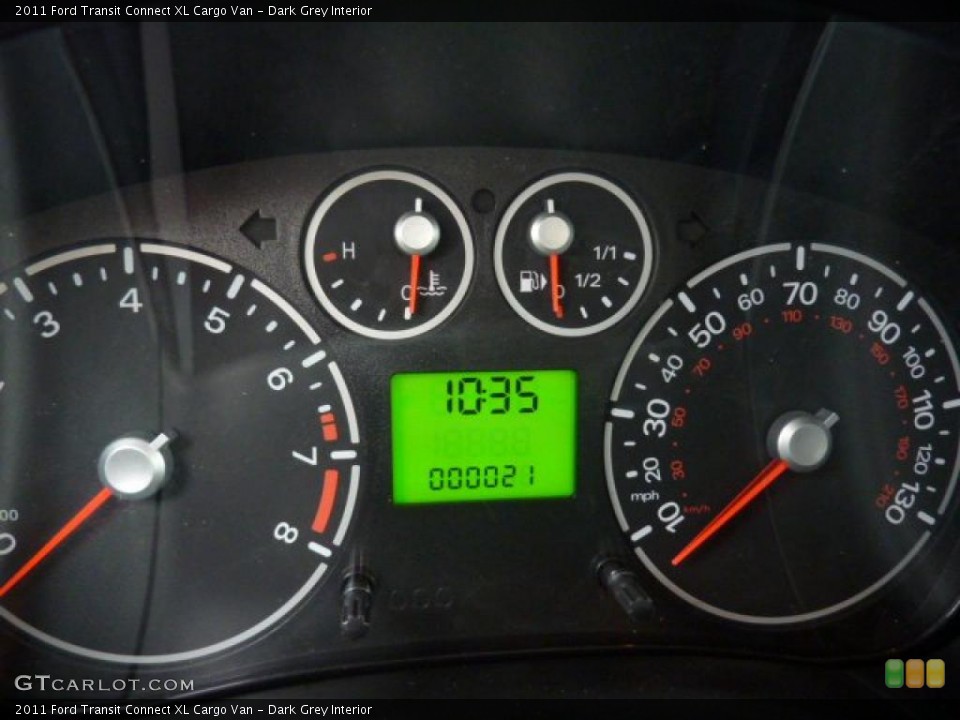 Dark Grey Interior Gauges for the 2011 Ford Transit Connect XL Cargo Van #46720533