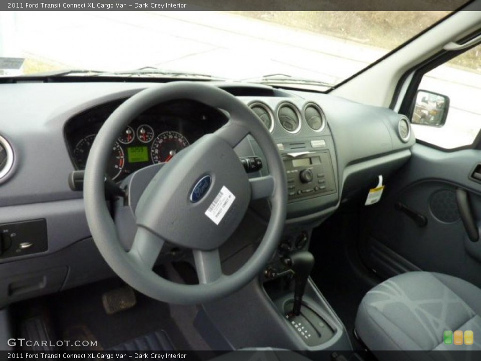 Dark Grey Interior Dashboard for the 2011 Ford Transit Connect XL Cargo Van #46720677