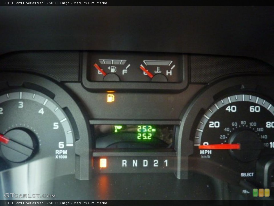 Medium Flint Interior Gauges for the 2011 Ford E Series Van E250 XL Cargo #46722285