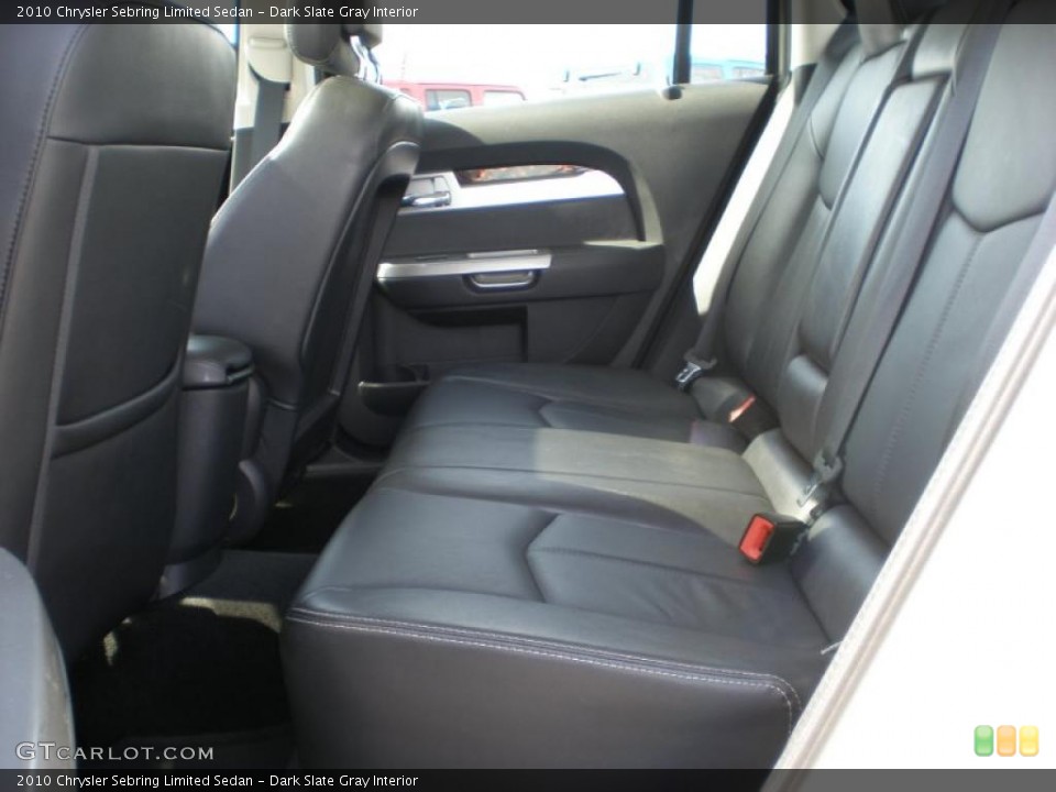 Dark Slate Gray Interior Photo for the 2010 Chrysler Sebring Limited Sedan #46723659