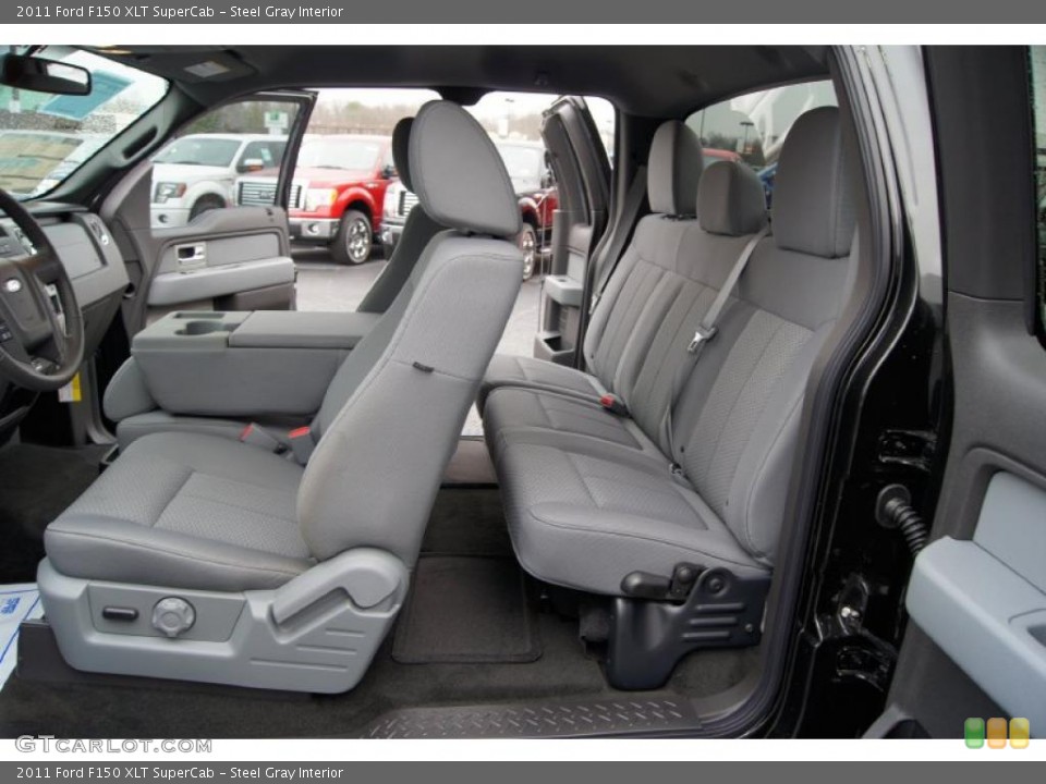 Steel Gray Interior Photo for the 2011 Ford F150 XLT SuperCab #46723668