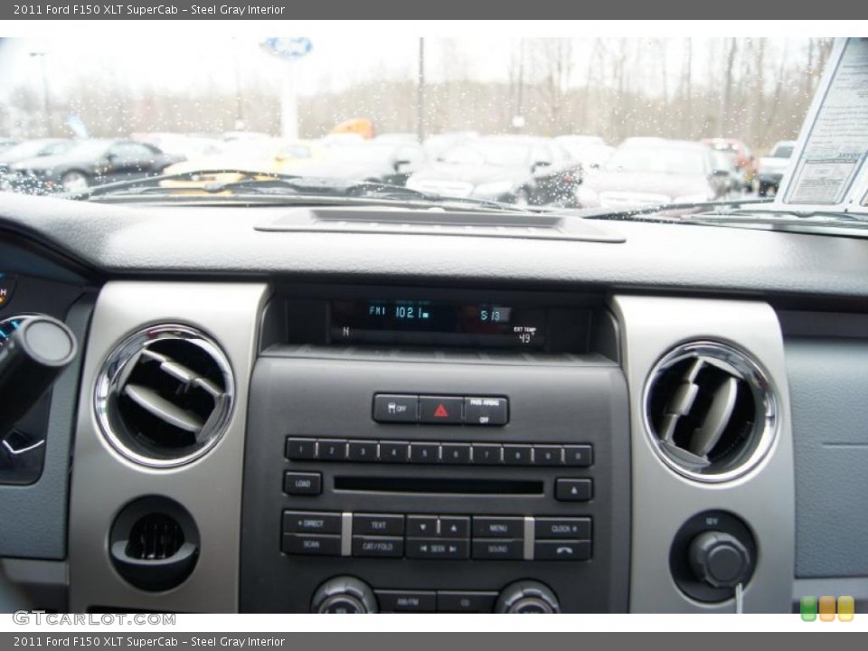 Steel Gray Interior Controls for the 2011 Ford F150 XLT SuperCab #46723932