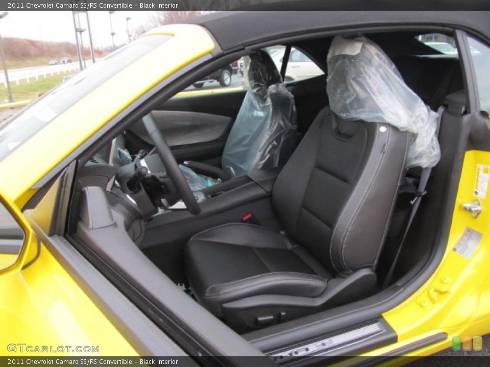 Black Interior Photo for the 2011 Chevrolet Camaro SS/RS Convertible #46724088