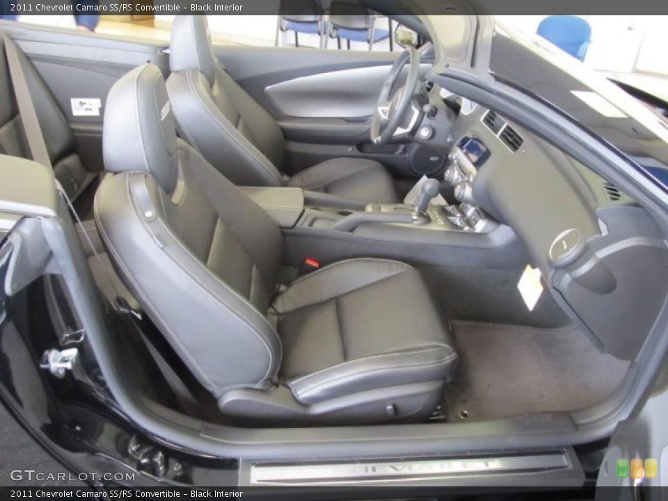 Black Interior Photo for the 2011 Chevrolet Camaro SS/RS Convertible #46724367
