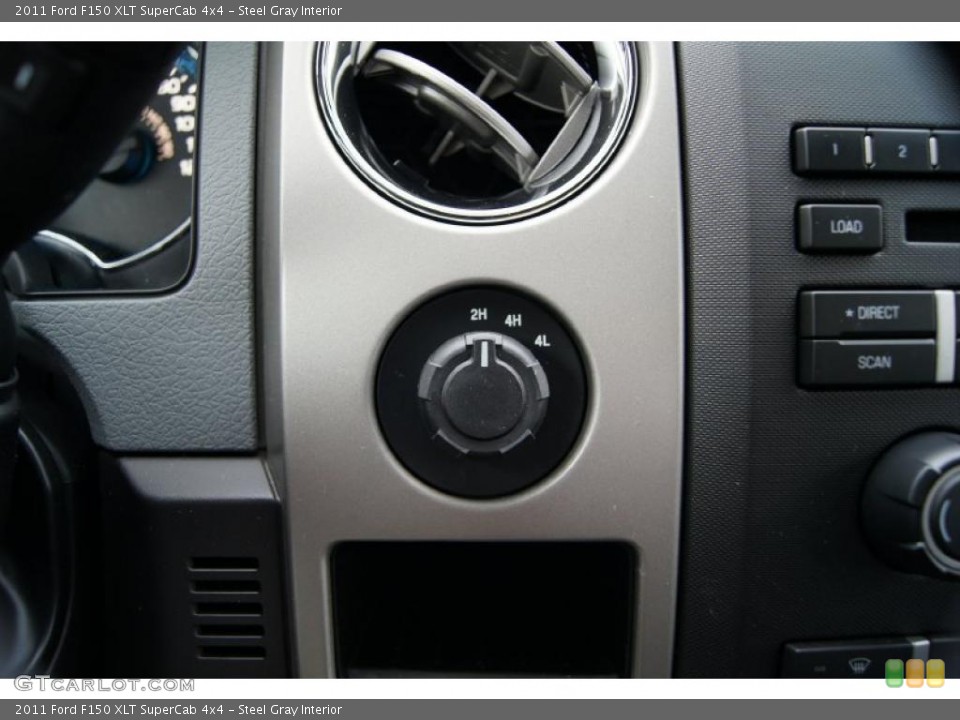 Steel Gray Interior Controls for the 2011 Ford F150 XLT SuperCab 4x4 #46725045