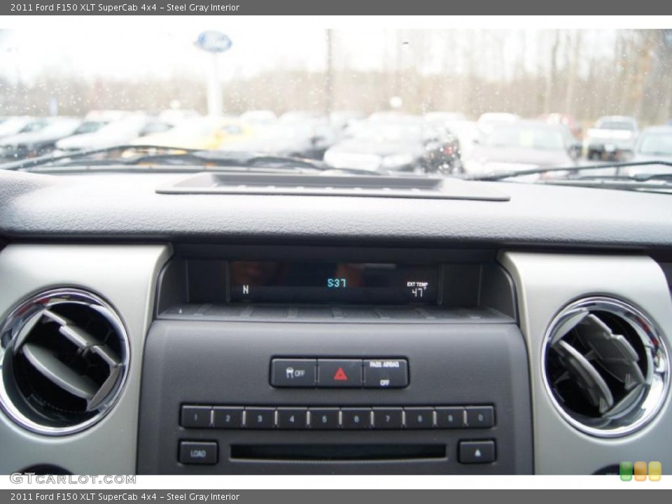 Steel Gray Interior Controls for the 2011 Ford F150 XLT SuperCab 4x4 #46725063