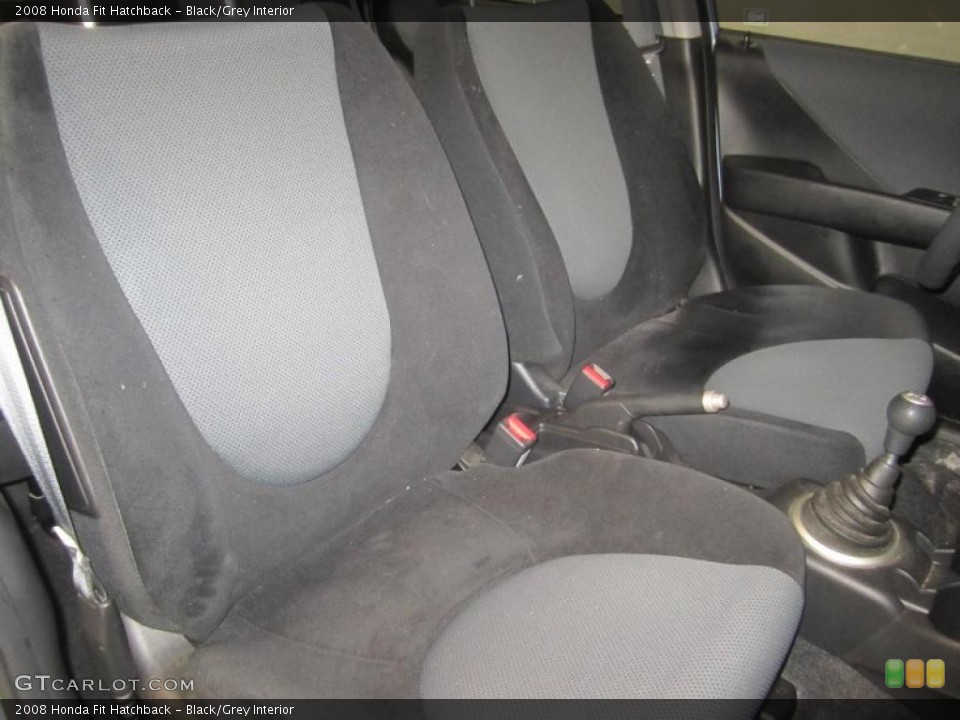 Black/Grey Interior Photo for the 2008 Honda Fit Hatchback #46725111