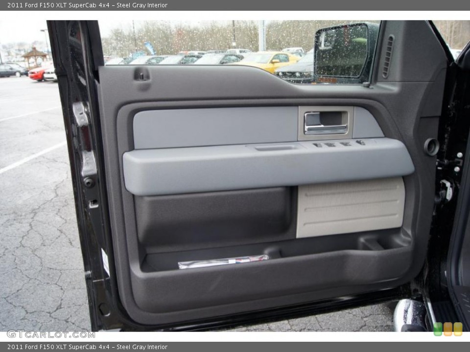 Steel Gray Interior Door Panel for the 2011 Ford F150 XLT SuperCab 4x4 #46725525