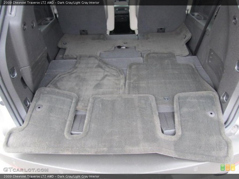 Dark Gray/Light Gray Interior Trunk for the 2009 Chevrolet Traverse LTZ AWD #46725609