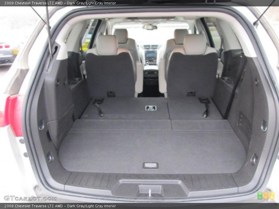Dark Gray/Light Gray Interior Trunk for the 2009 Chevrolet Traverse LTZ AWD #46725624