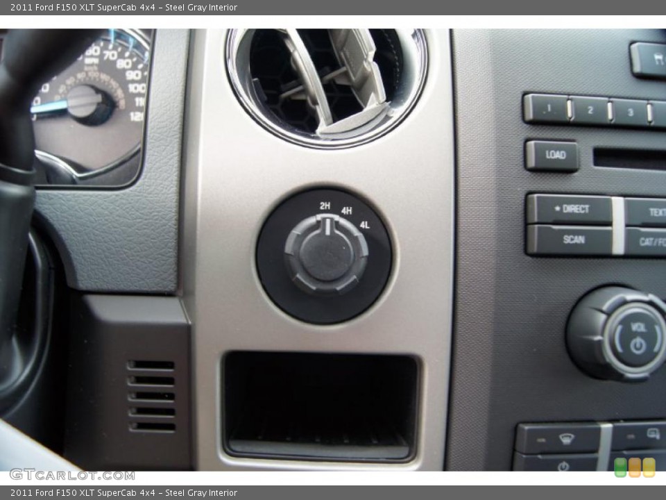 Steel Gray Interior Controls for the 2011 Ford F150 XLT SuperCab 4x4 #46725636