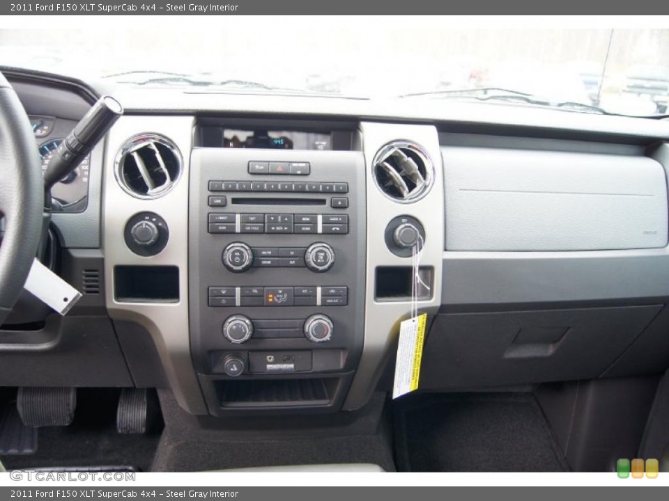 Steel Gray Interior Controls for the 2011 Ford F150 XLT SuperCab 4x4 #46725696