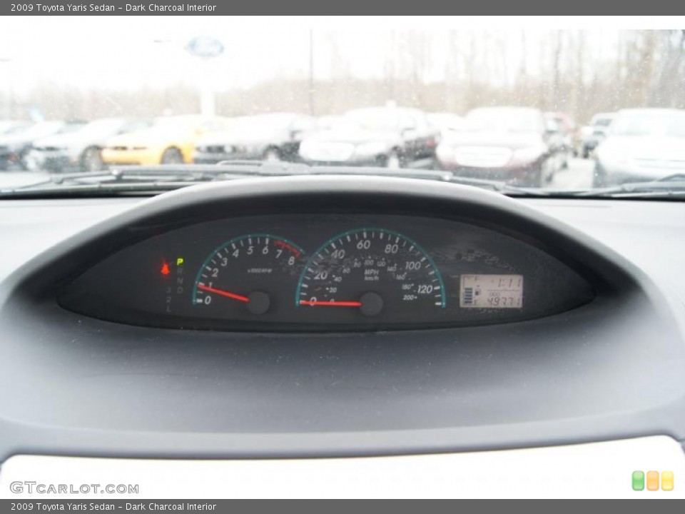 Dark Charcoal Interior Gauges for the 2009 Toyota Yaris Sedan #46726770