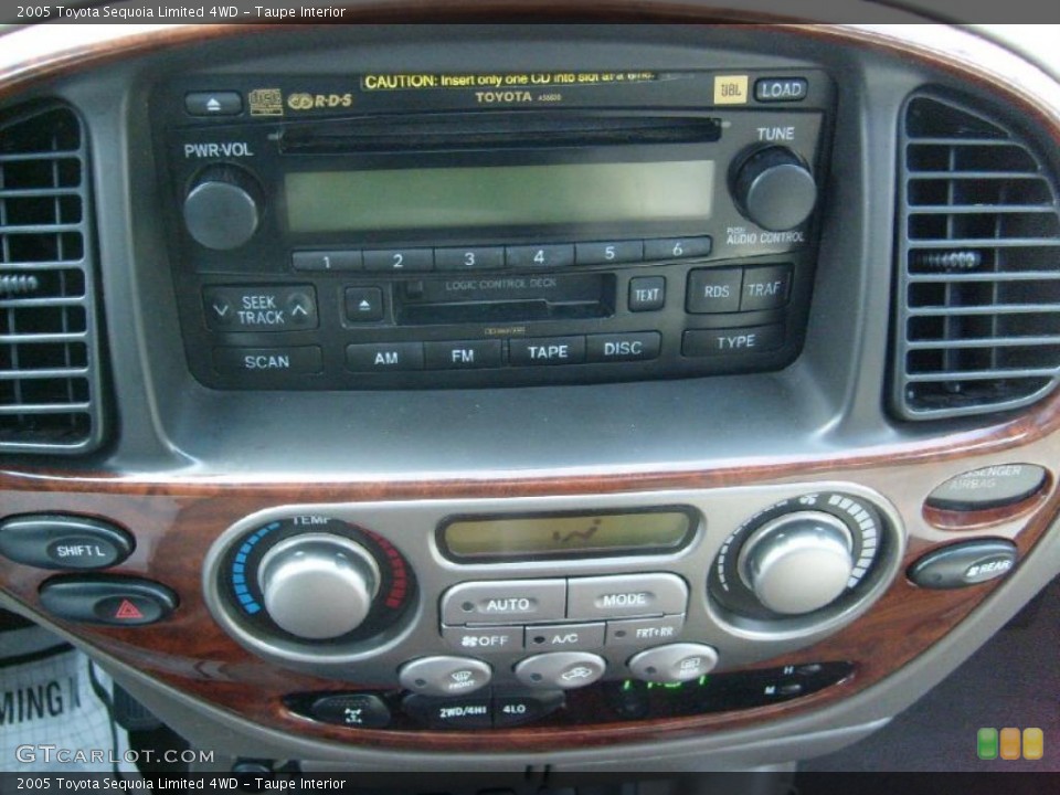 Taupe Interior Controls for the 2005 Toyota Sequoia Limited 4WD #46727034