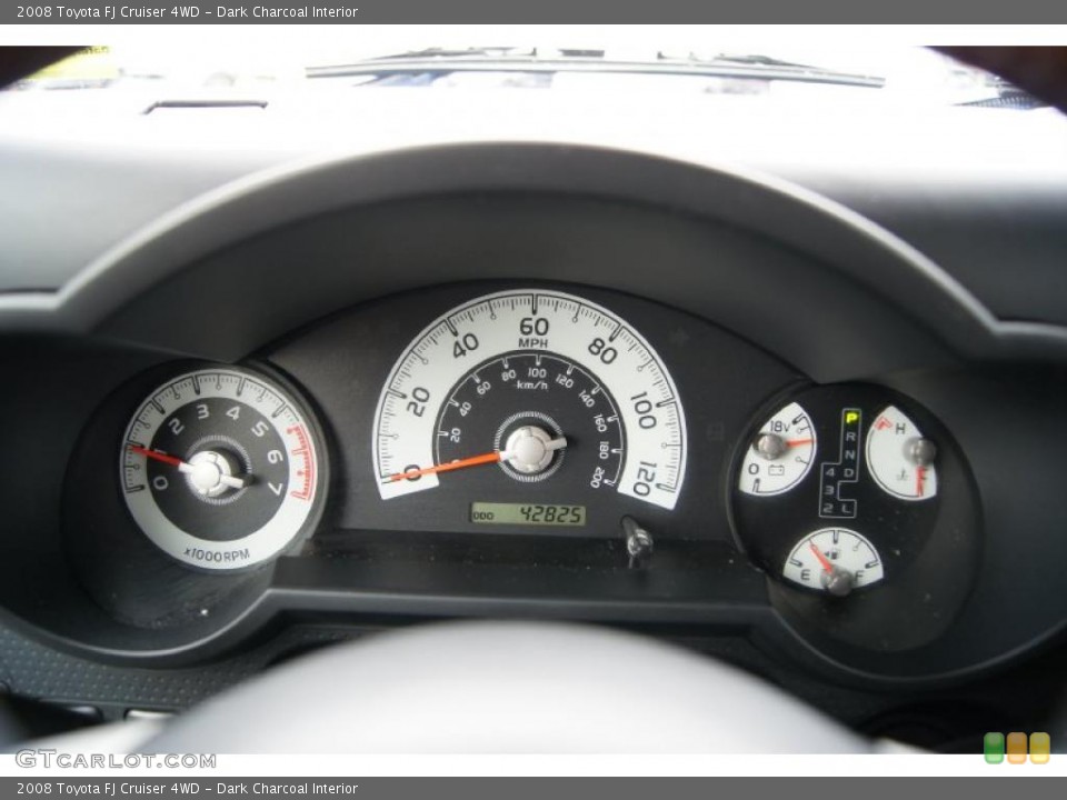 Dark Charcoal Interior Gauges for the 2008 Toyota FJ Cruiser 4WD #46727286