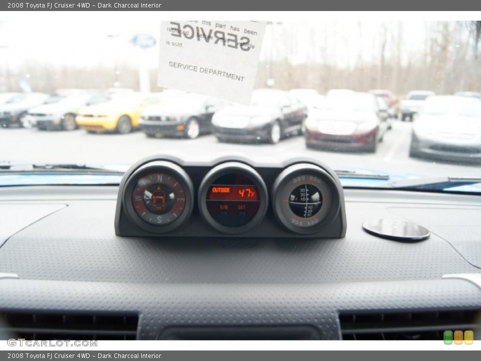 Dark Charcoal Interior Gauges for the 2008 Toyota FJ Cruiser 4WD #46727373