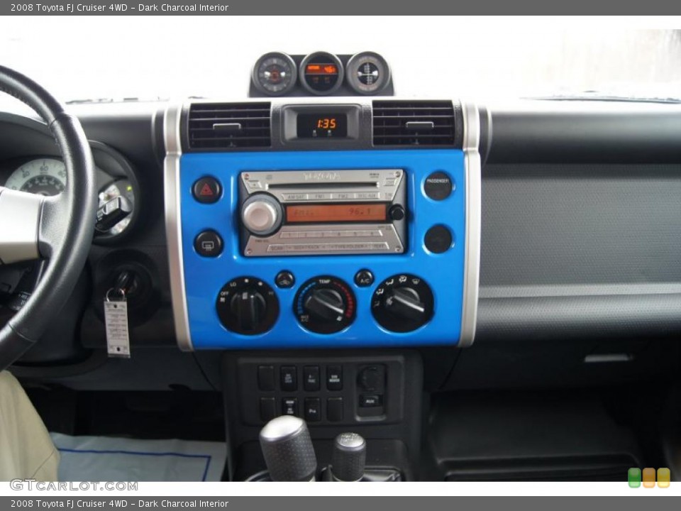 Dark Charcoal Interior Controls for the 2008 Toyota FJ Cruiser 4WD #46727466