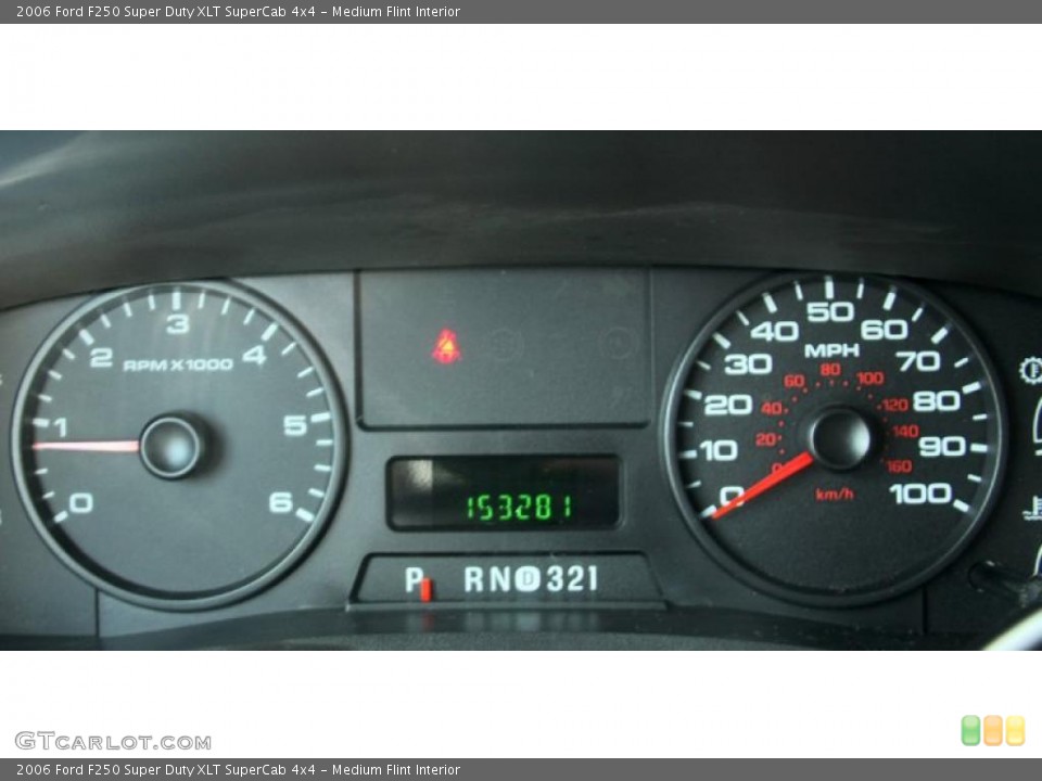 Medium Flint Interior Gauges for the 2006 Ford F250 Super Duty XLT SuperCab 4x4 #46727844