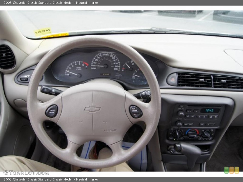 Neutral Interior Steering Wheel for the 2005 Chevrolet Classic  #46727880